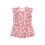 Berry Bear Frill Playsuit - Candy