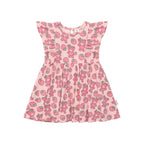 Berry Bear Frill Dress - Candy