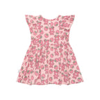 Berry Bear Frill Dress - Candy