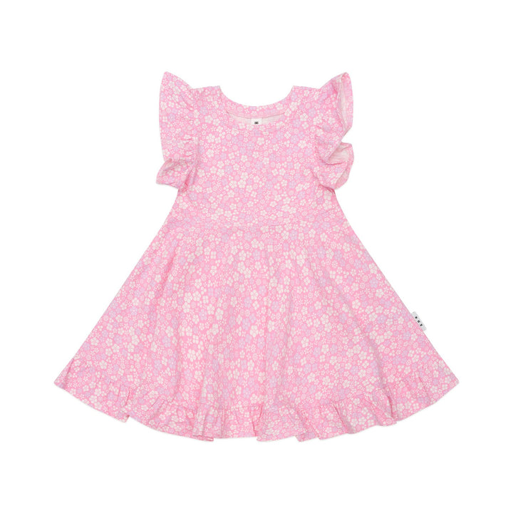 Huxbaby Ditsy Floral Frill Swing Dress