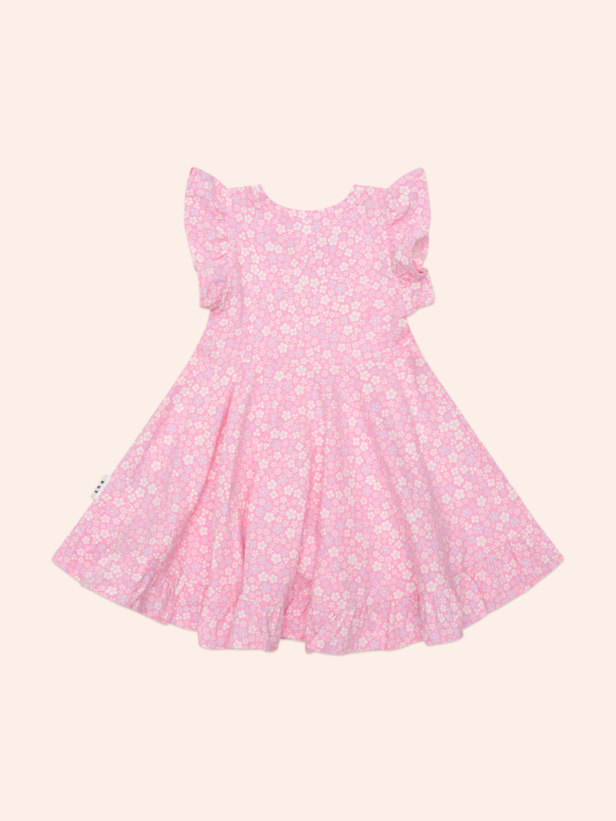Huxbaby Ditsy Floral Frill Swing Dress