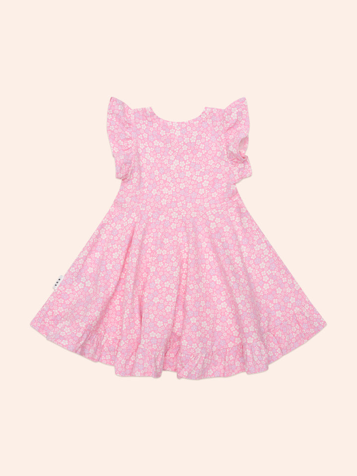 Huxbaby Ditsy Floral Frill Swing Dress