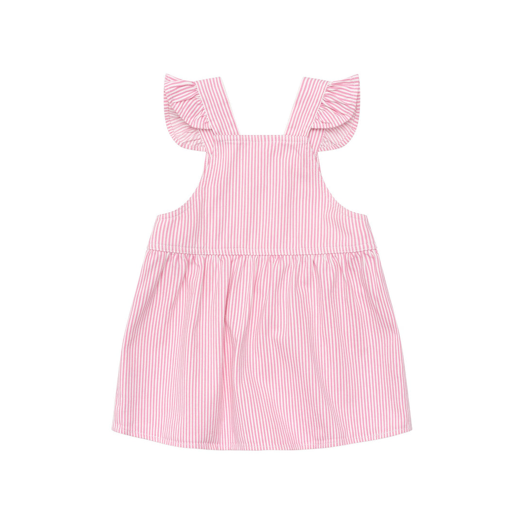 Huxbaby Candy Stripe Pinafore - Bubblegum Stripe