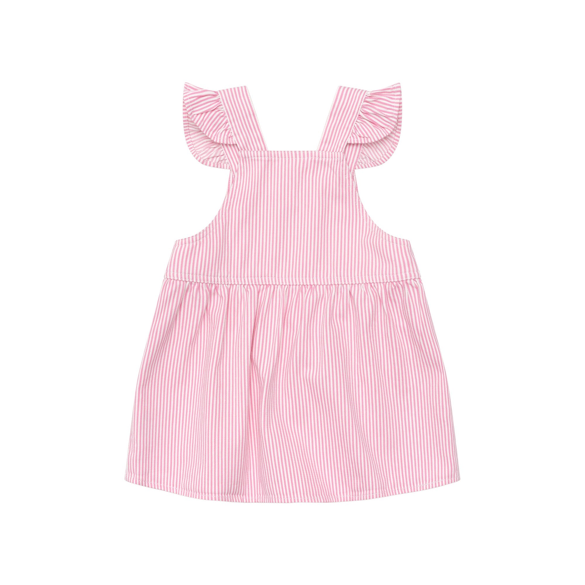 Candy Stripe Pinafore - Bubblegum Stripe
