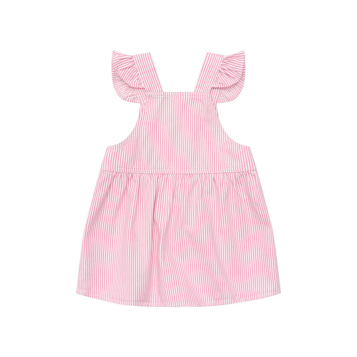 Huxbaby Candy Stripe Pinafore - Bubblegum Stripe