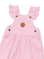 Candy Stripe Pinafore - Bubblegum Stripe