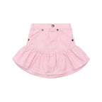 Candy Stripe Frill Skirt - Bubblegum Stripe