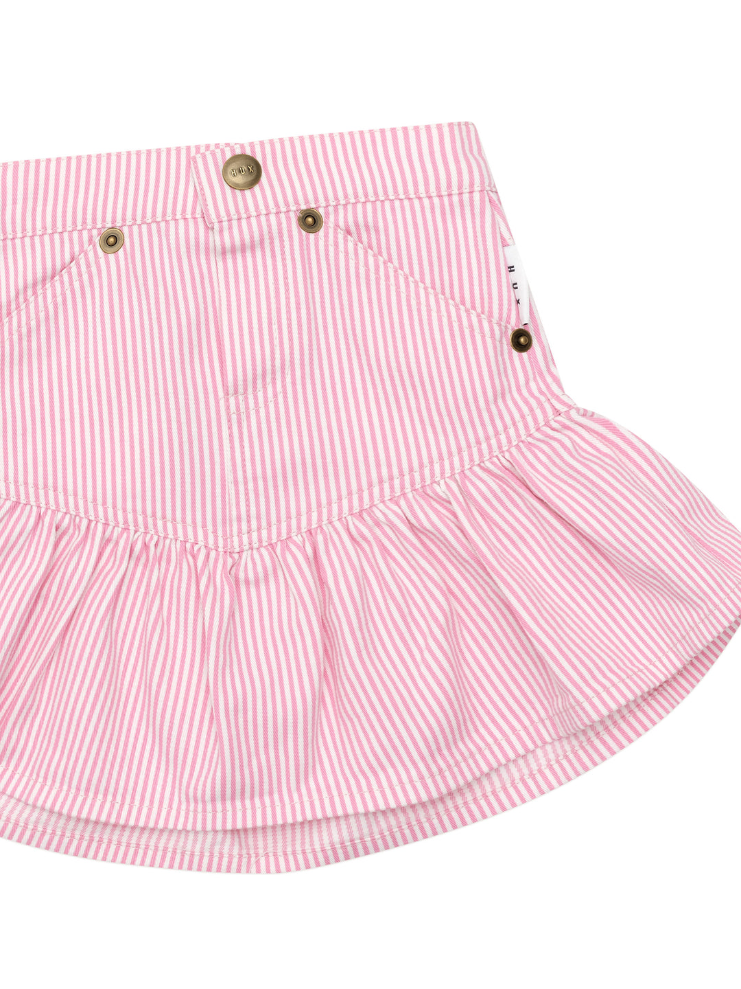 Huxbaby Candy Stripe Frill Skirt - Bubblegum Stripe