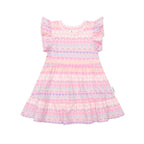Huxbaby Emoji Rainbow Tier Dress