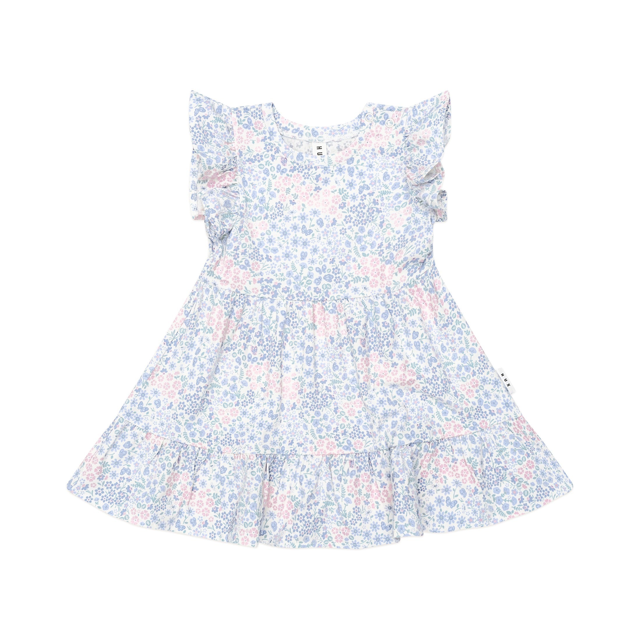Huxbaby Flower Garden Tier Dress