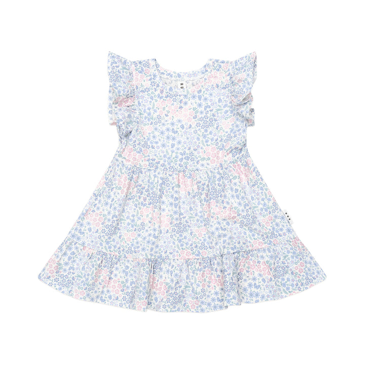 Huxbaby Flower Garden Tier Dress