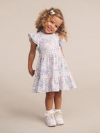 Huxbaby Flower Garden Tier Dress