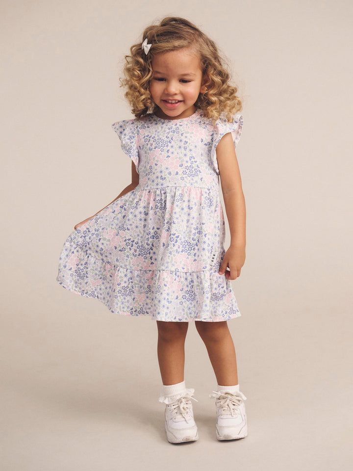 Huxbaby Flower Garden Tier Dress
