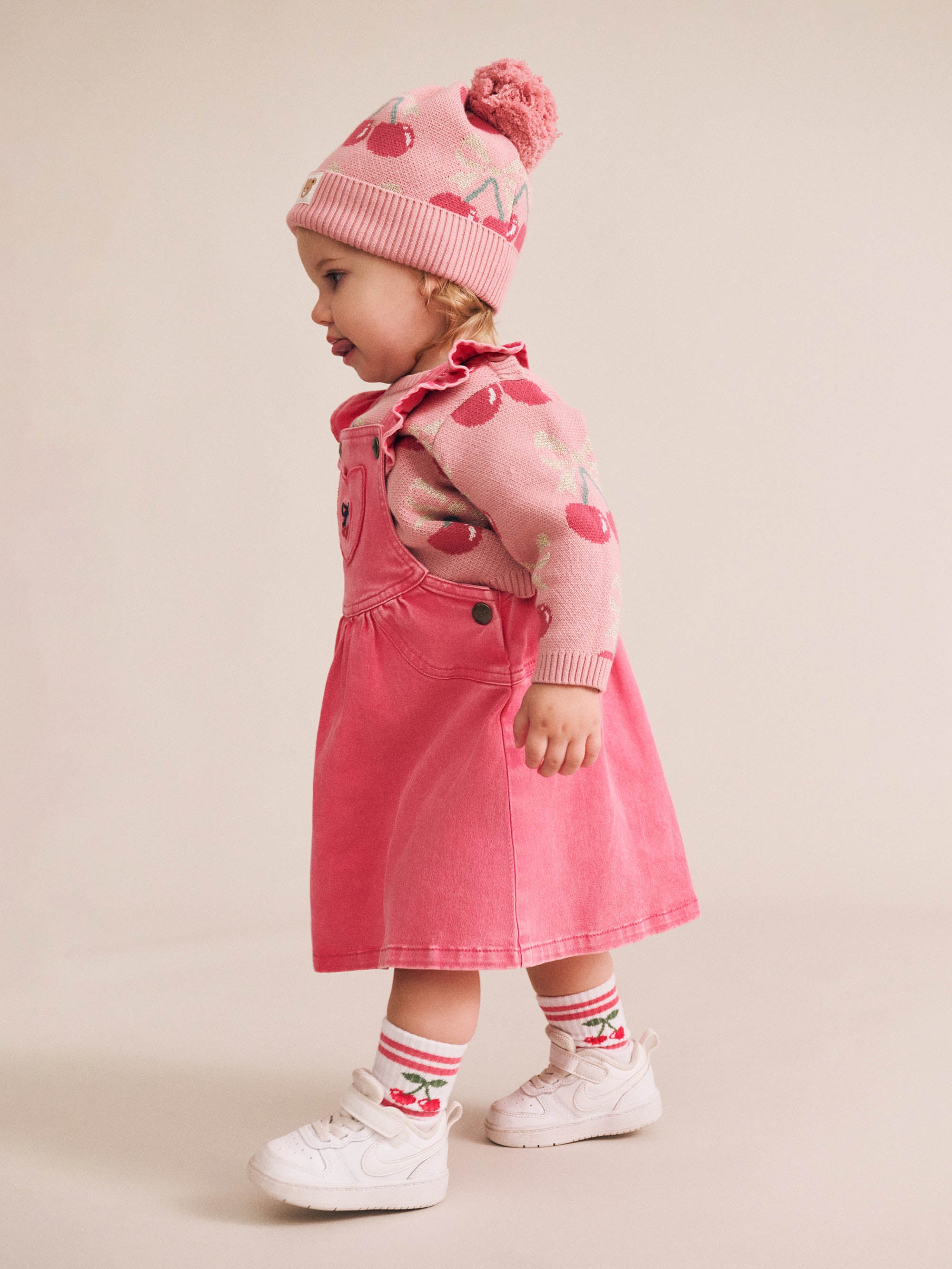 Vintage Cherry Pinafore