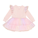Loveheart Unicorn Ballet Dress - Pink Pearl