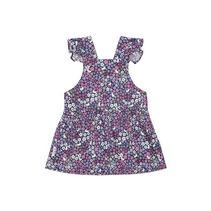 Huxbaby Midnight Flower Garden Overall Dress