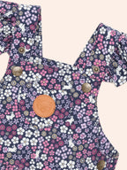 Huxbaby Midnight Flower Garden Overall Dress