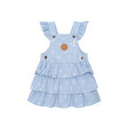 Huxbaby Ditsy Floral Tiered Overall Dress