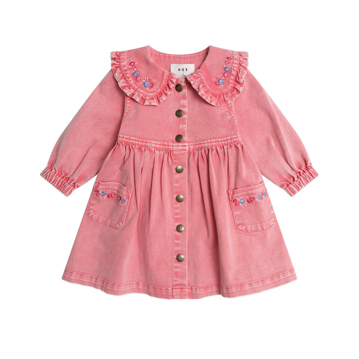 Huxbaby Vintage Floral Collar Dress