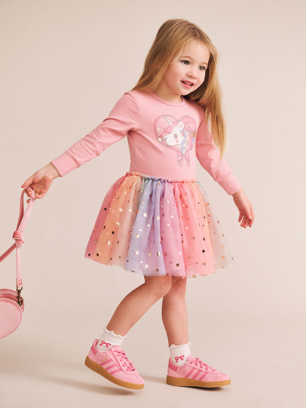 Whimsical Unicorn Tulle Ballet Dress