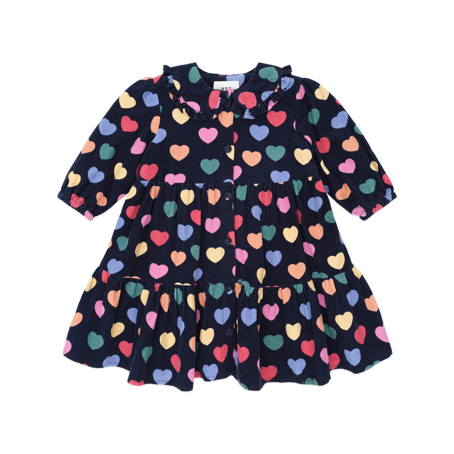 Multi Hearts Cord Dress