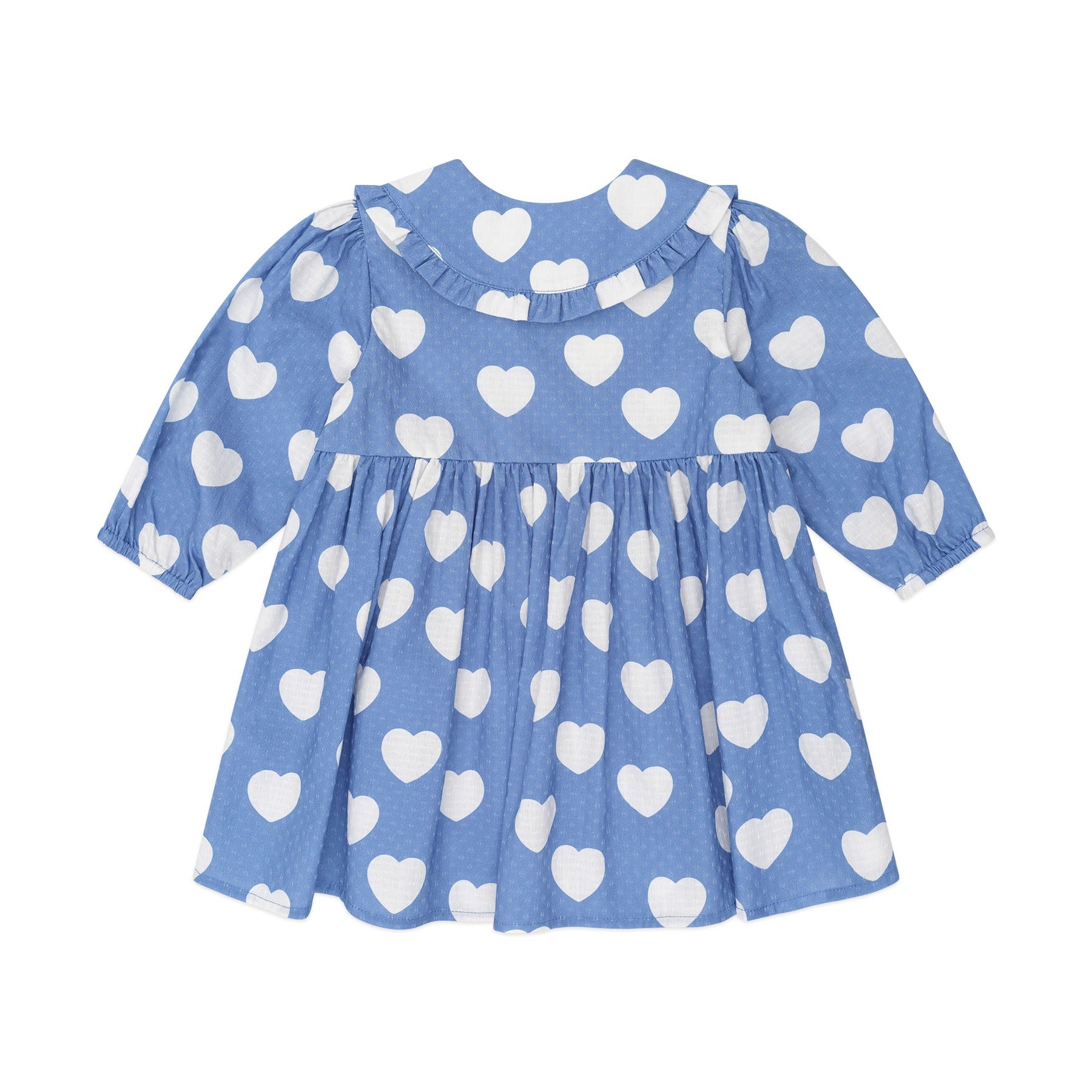 Frill Heart Collar Dress