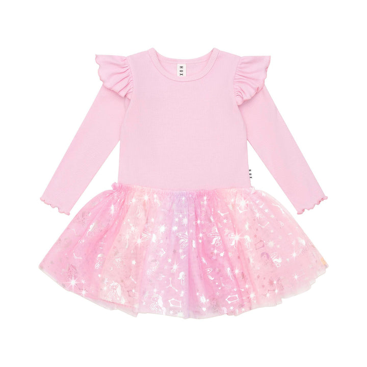 Huxbaby Cosmic Unicorn Ballet Rib Dress