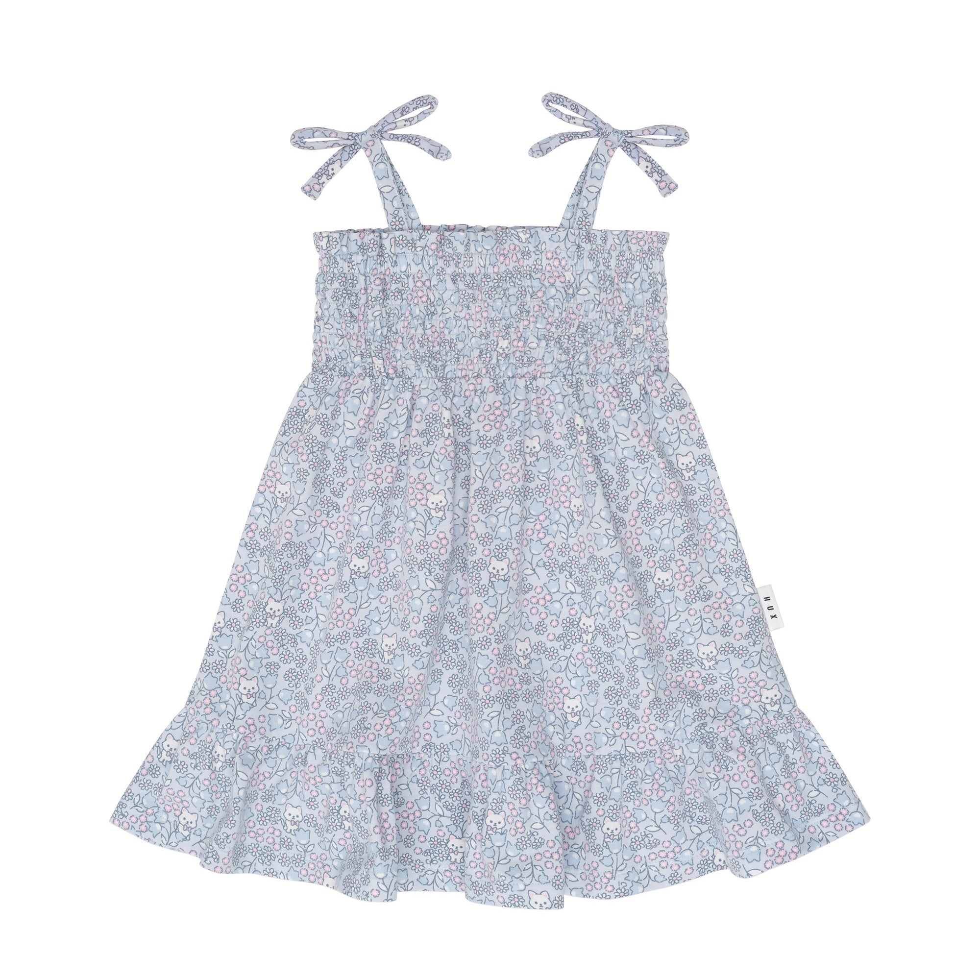 Bluebell Floral Shirred Dress
