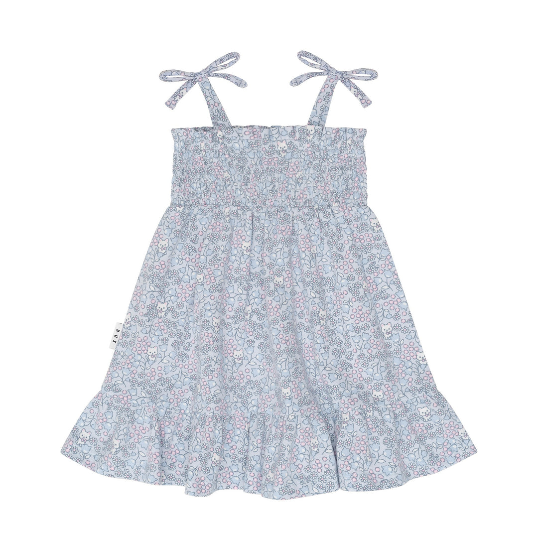 Huxbaby Bluebell Floral Shirred Dress