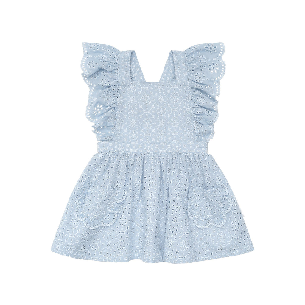 Broderie Ruffle Dress