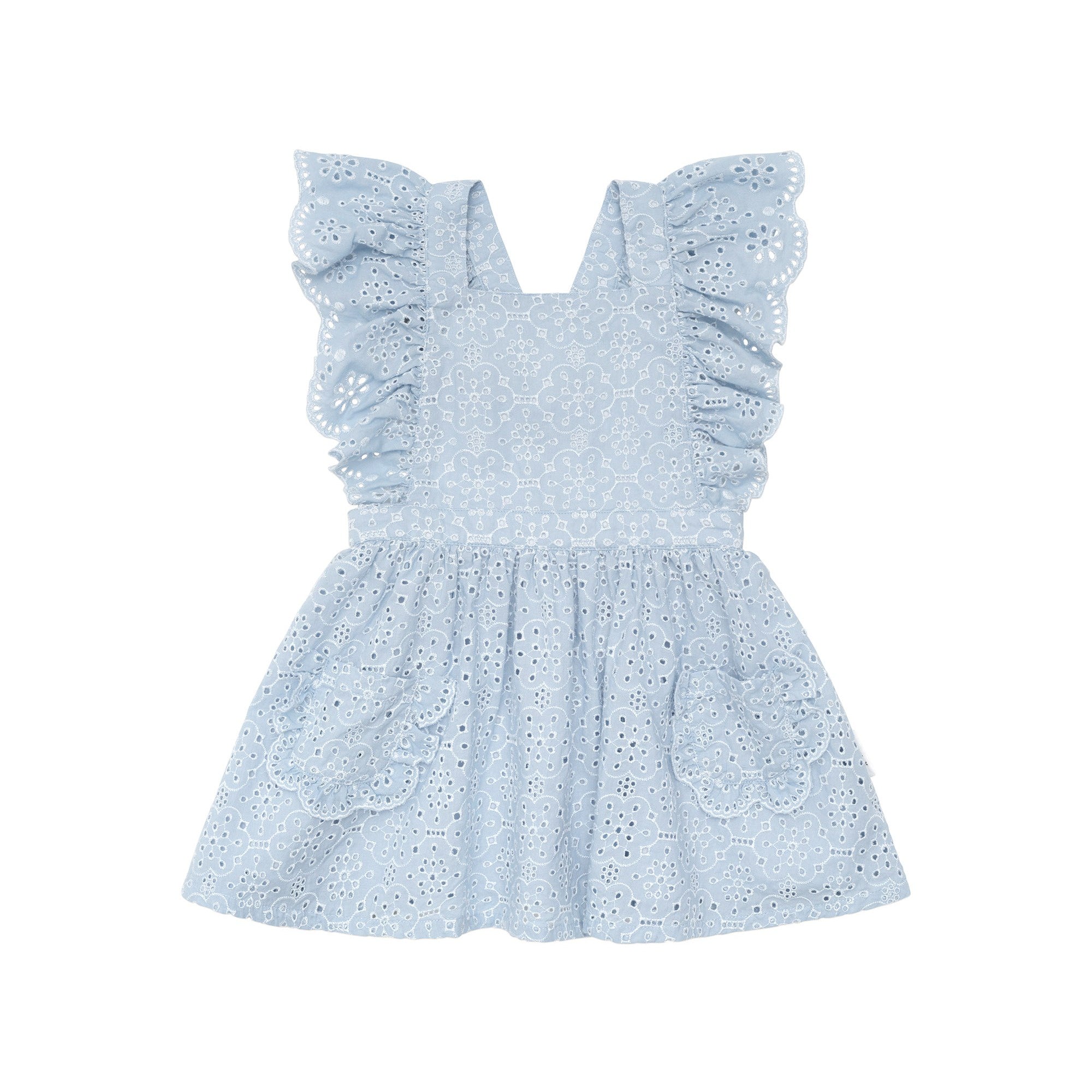 Broderie Ruffle Dress