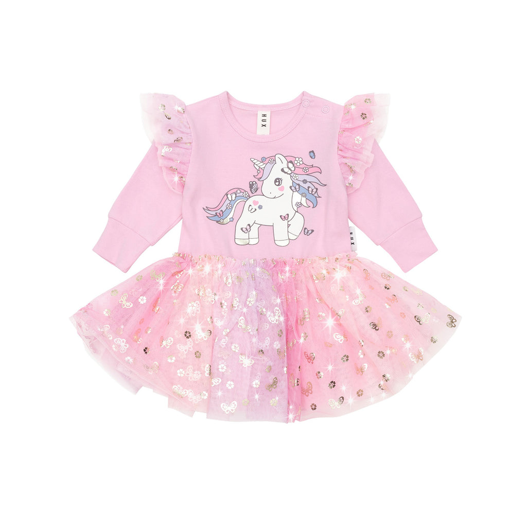 Huxbaby Butterfly Unicorn Ballet Dress