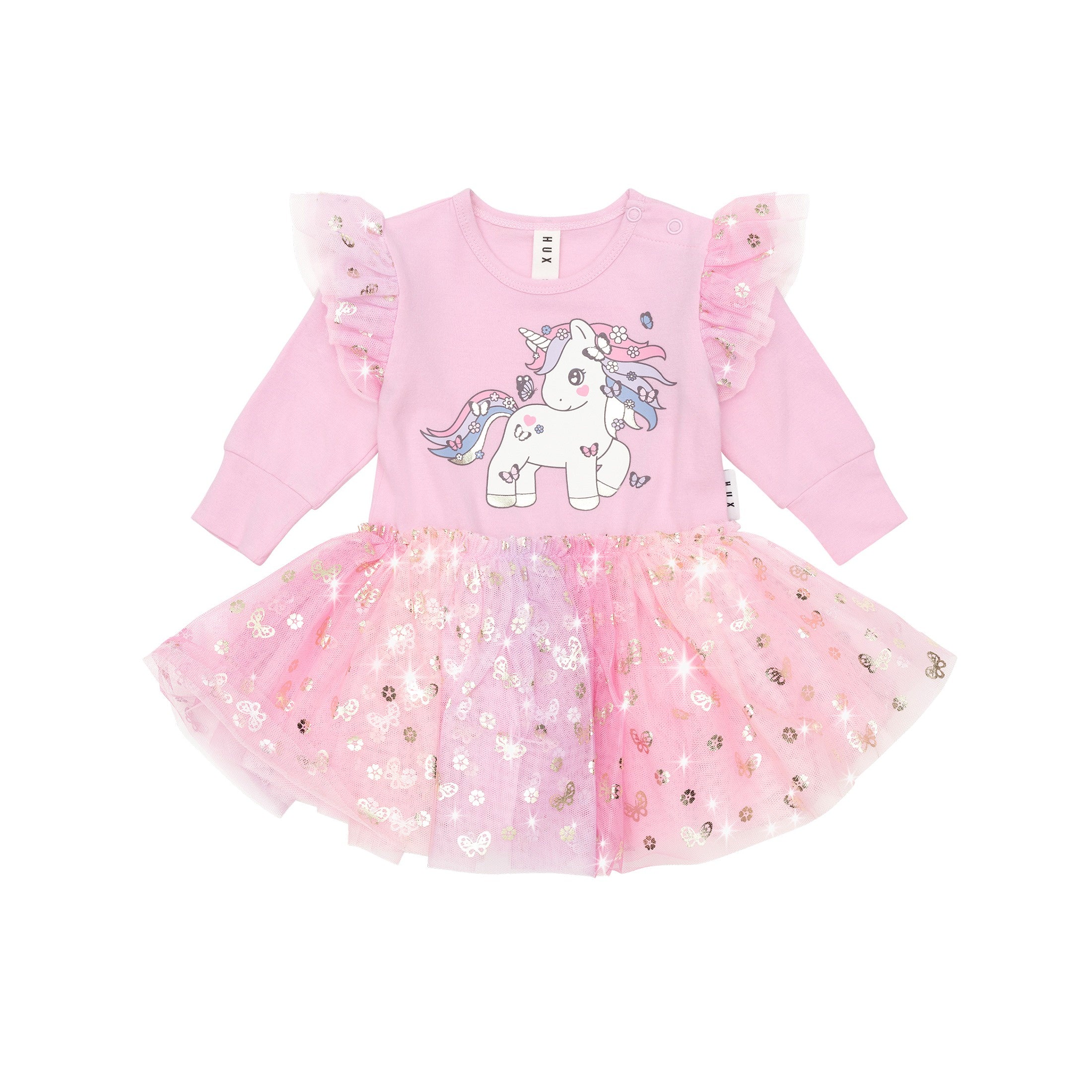 Huxbaby Butterfly Unicorn Ballet Dress