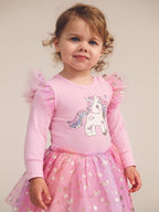 Huxbaby Butterfly Unicorn Ballet Dress
