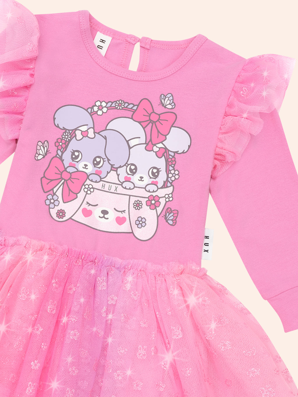 Huxbaby Bunny Basket Ballet Dress