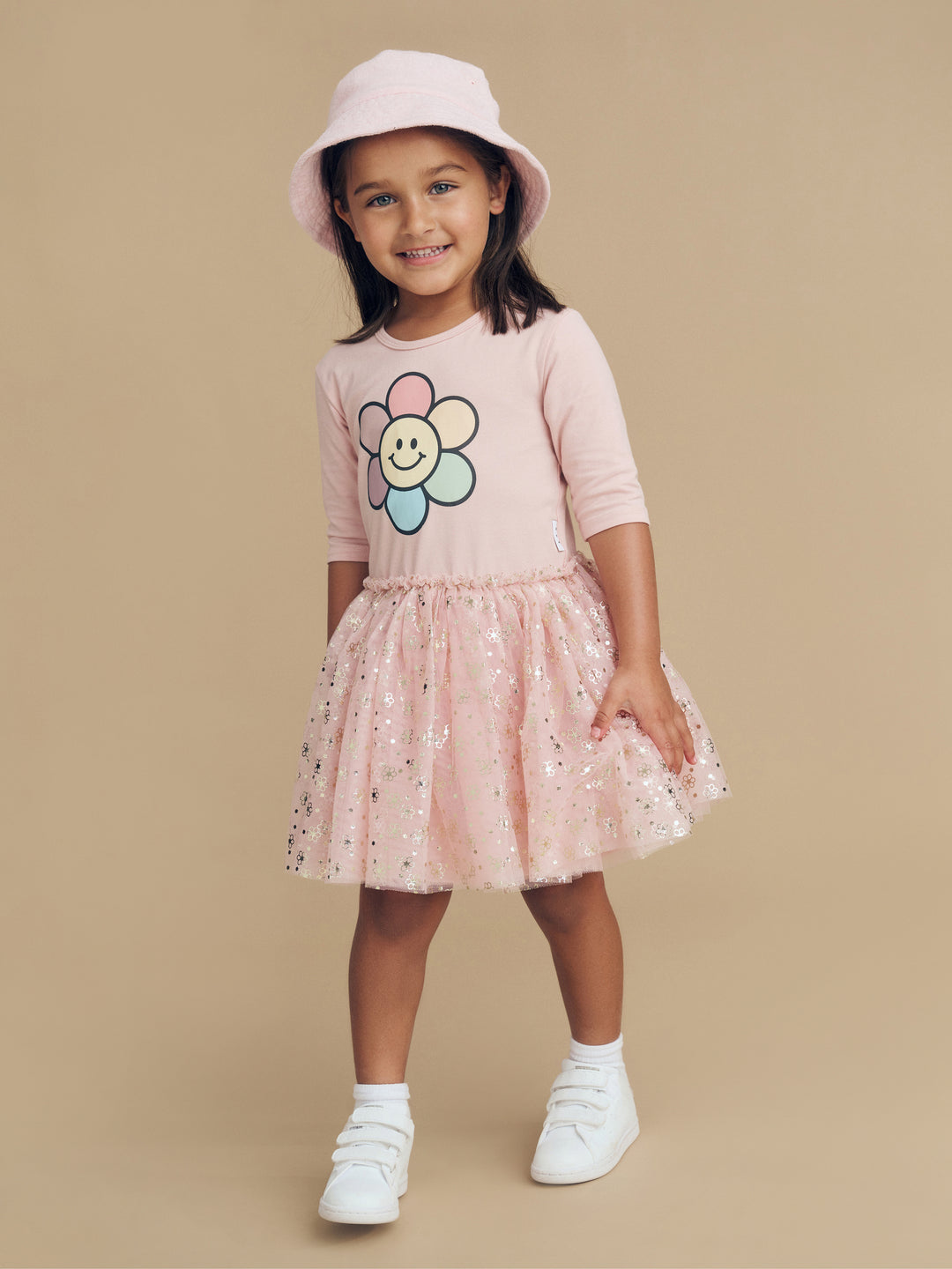 Huxbaby Daisy Ballet Dress - Rose Petal