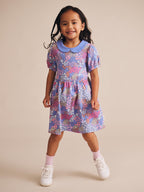 Floral Bloom Puff Sleeve Dress