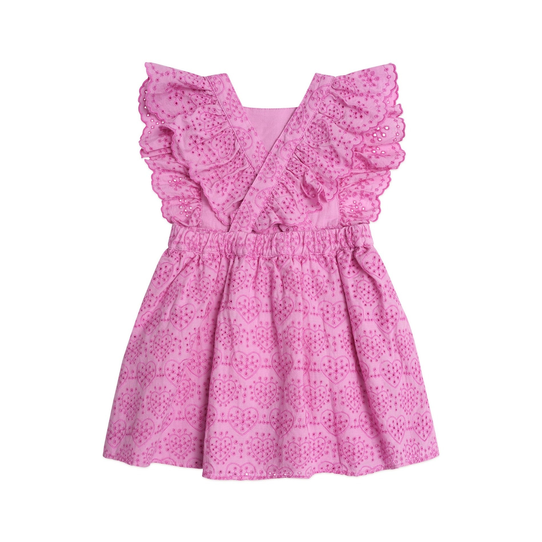 Huxbaby Frilly Broderie Pinafore Dress