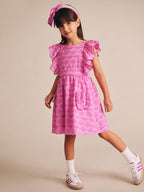 Frilly Broderie Pinafore Dress