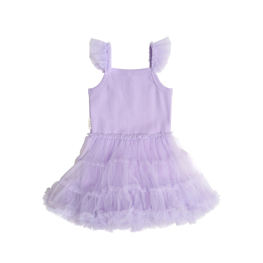 Huxbaby Purple Bow Tutu Ballet Dress