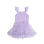 Purple Bow Tutu Ballet Dress