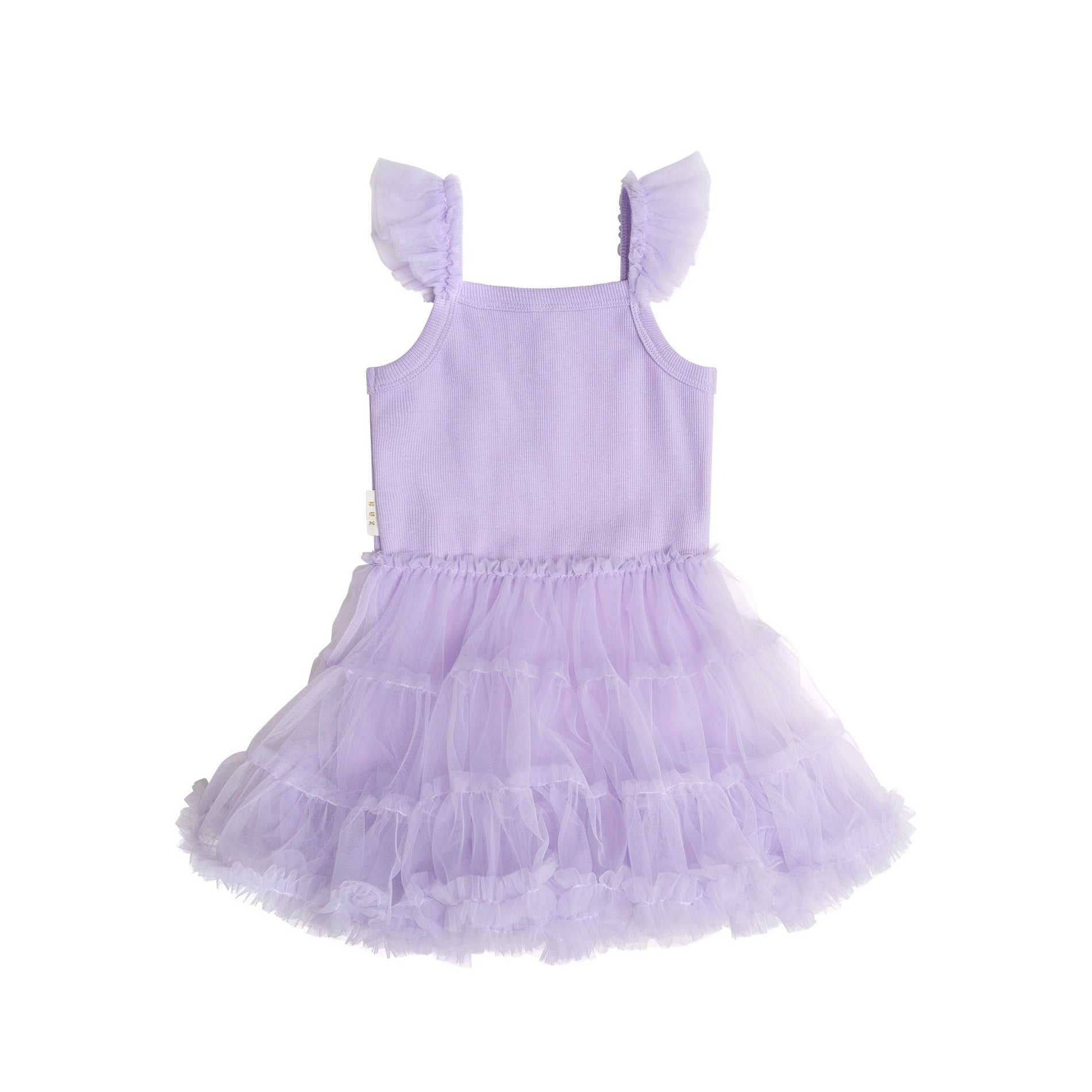 Huxbaby Purple Bow Tutu Ballet Dress