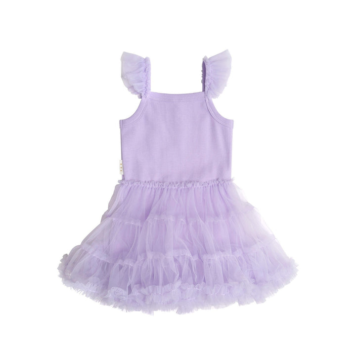 Huxbaby Purple Bow Tutu Ballet Dress