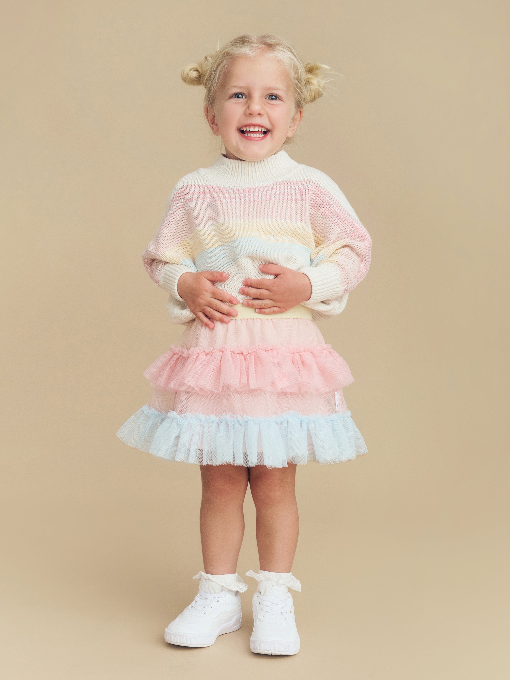 Huxbaby Tulle Skirt - Rainbow