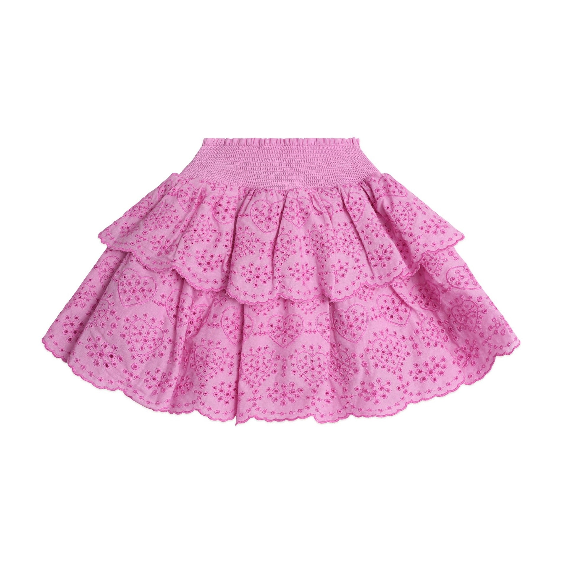 Huxbaby Tiered Broderie Skirt