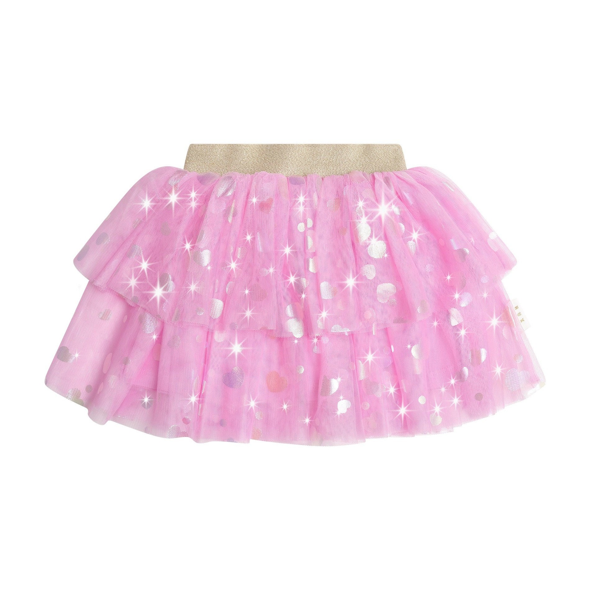 Huxbaby Party Hearts Tiered Tulle Skirt