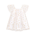Christmas Reindeer Tulle Dress - White