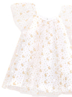 Christmas Reindeer Tulle Dress - White
