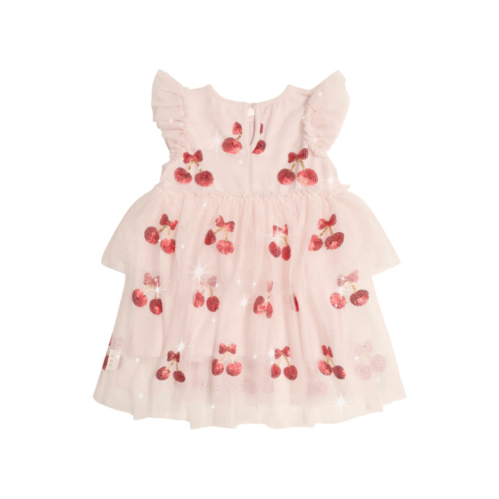 Huxbaby Sequin Cherry Pie Tulle Dress