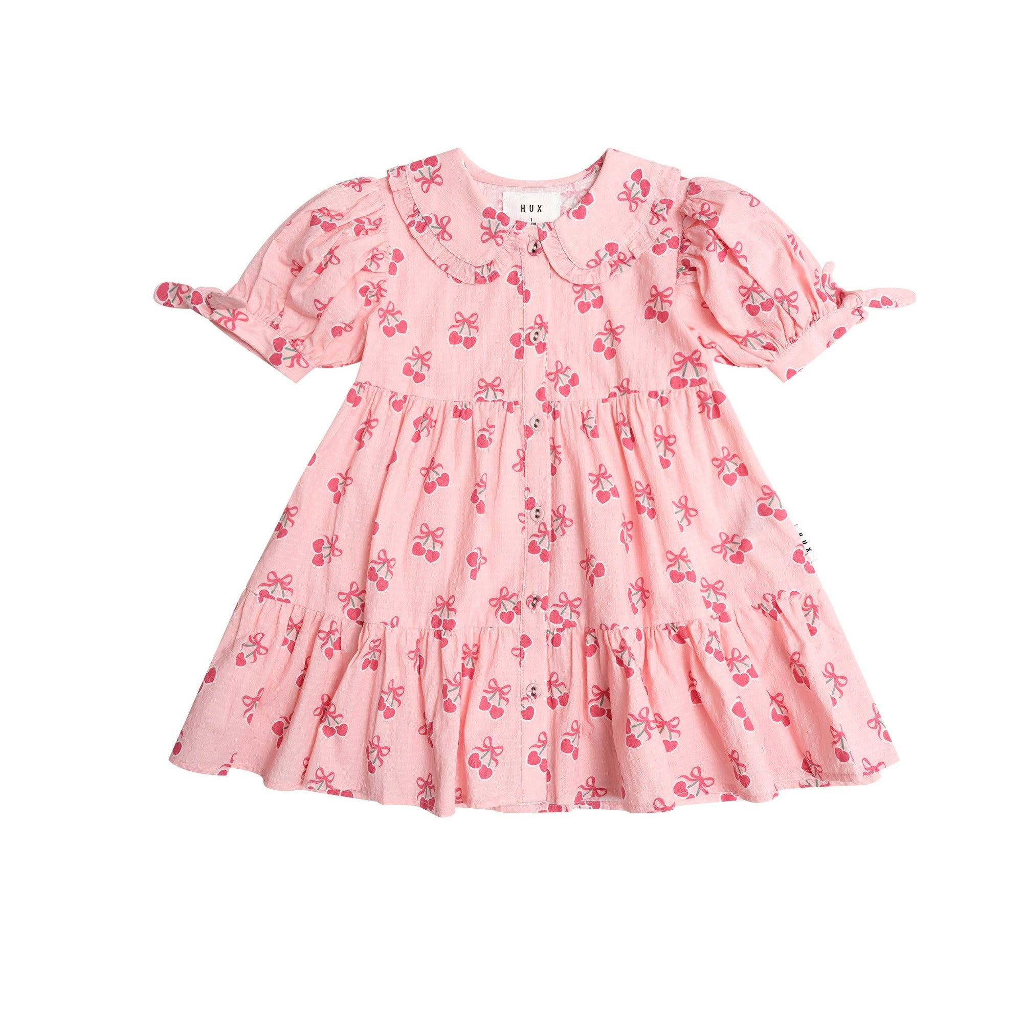 Huxbaby Cherry Pie Tiered Smock Dress